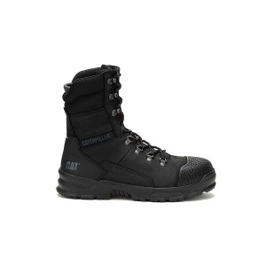 Caterpillar Accomplice X 8" Waterproof Steel Toe Men's Work Boots Black | 428916-NDO