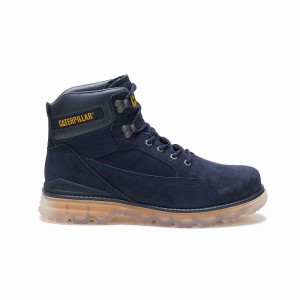 Caterpillar Baseplate Men's Boots Blue | 842691-CHF