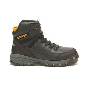 Caterpillar Breakwater Waterproof Thinsulate™ Carbon Composite Toe Men's Work Boots Khaki | 094318-KIG