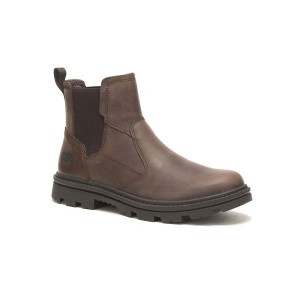 Caterpillar Chelsea Boots Men's Boots Coffee | 832460-AYQ