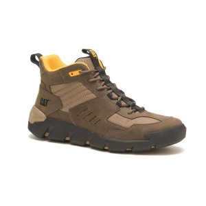 Caterpillar Crail Sport Mid Men's Boots Brown | 230659-BEC