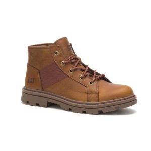 Caterpillar Evident Mid Men's Boots Brown | 472985-DRI