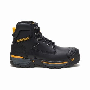 Caterpillar Excavator LT Composite Toe Men's Work Boots Black | 637840-MXD