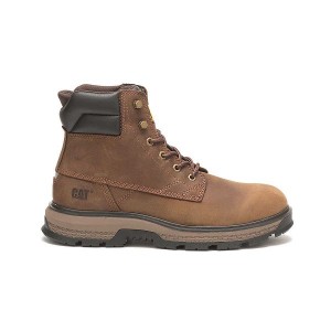 Caterpillar Exposition 6" Men's Work Boots Brown | 726498-OPS