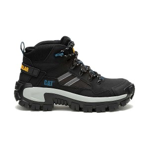 Caterpillar Invader Mid Vent Composite Toe Men's Work Boots Black | 579032-TRY