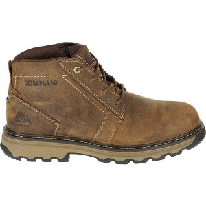 Caterpillar Parker Steel Toe S1P HRC SRA Men's Work Boots Brown | 304782-UFS