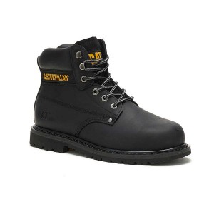 Caterpillar Powerplant ST HRO SRA Men's Work Boots Black | 107284-FPB