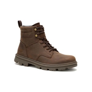 Caterpillar Practitioner Mid Men's Boots Dark / Brown | 659321-AWY