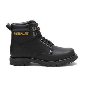 Caterpillar Second Shift Men's Work Boots Black | 524906-ELA