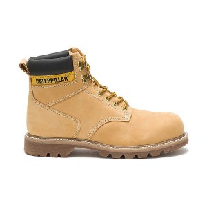 Caterpillar Second Shift Steel Toe Men's Work Boots Orange | 248193-VWH