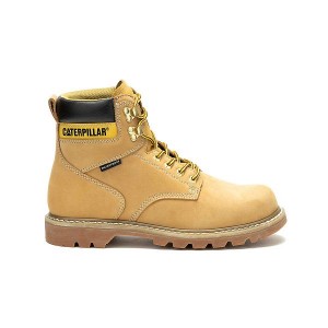 Caterpillar Second Shift Waterproof Men's Work Boots Brown | 413567-MUY