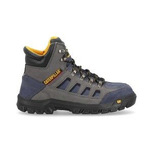 Caterpillar Threshold CAG ST M4M Industrial Men's Work Boots Grey / Navy | 189547-MPD