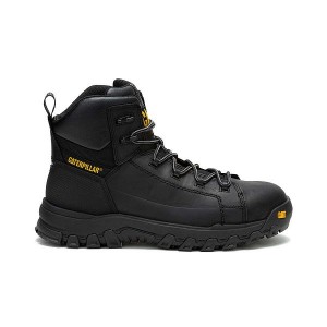 Caterpillar Threshold Rebound Waterproof Composite Toe Men's Work Boots Black | 859472-LVT