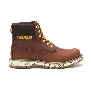 Caterpillar eColorado Men's Boots Brown | 839570-VCS