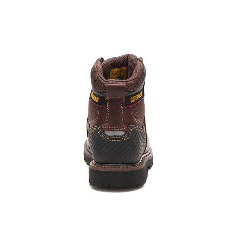 Caterpillar Alaska 2.0 Steel Toe Men's Work Boots Brown | 587930-HAY