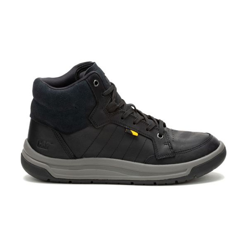 Caterpillar Apa Cush Mid Men's Boots Black | 042563-HRD