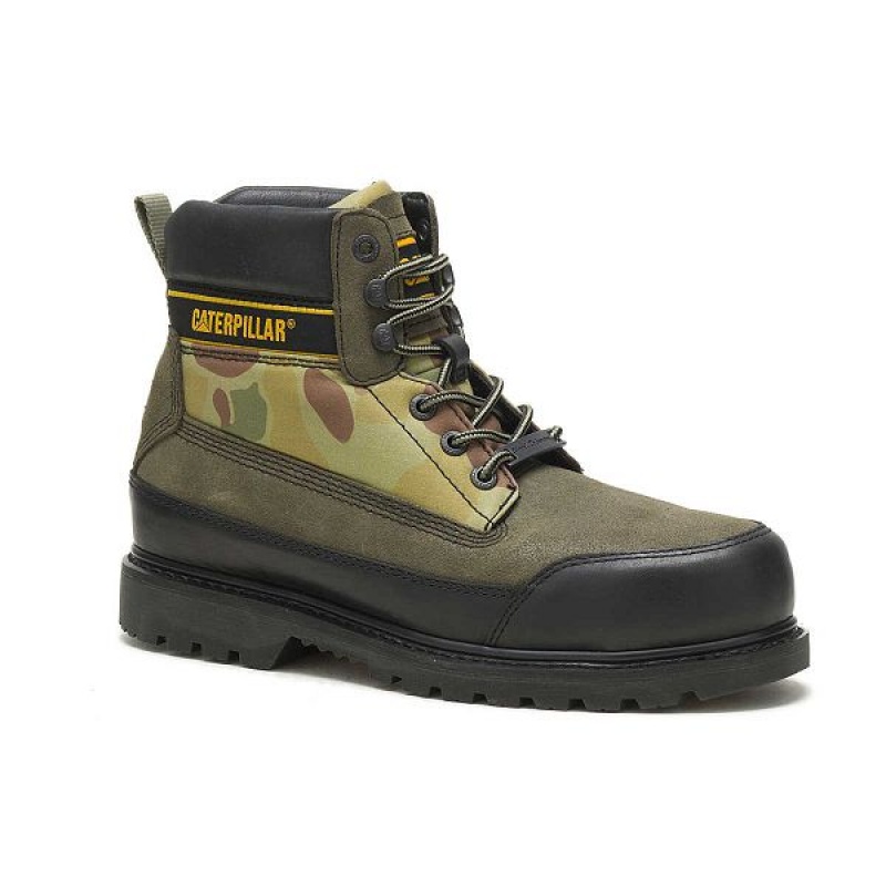 Caterpillar Cat Footwear x Nigel Cabourn Utah Men's Boots Black | 541769-YQO