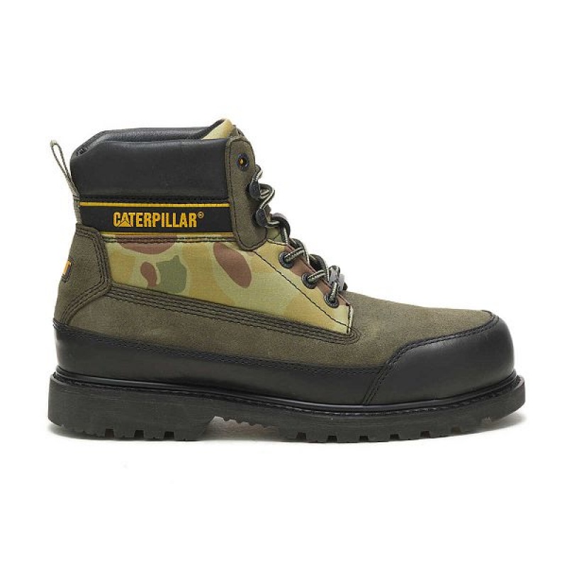 Caterpillar Cat Footwear x Nigel Cabourn Utah Men\'s Boots Black | 541769-YQO