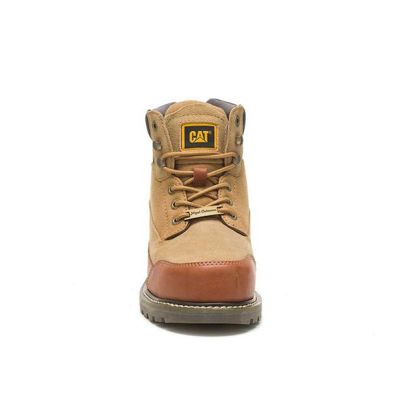 Caterpillar Cat Footwear x Nigel Cabourn Utah Men's Boots Brown | 978314-LNS