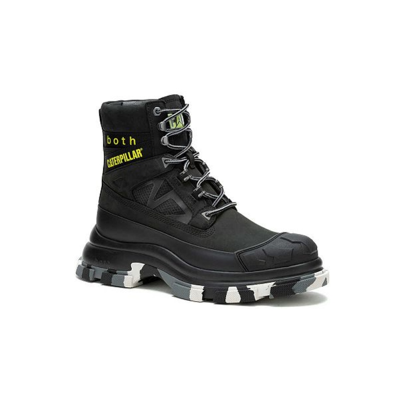 Caterpillar Cat Footwear x both GAO Pioneer Men's Boots Black | 160237-TJV