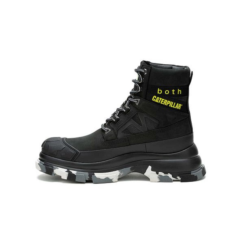 Caterpillar Cat Footwear x both GAO Pioneer Men's Boots Black | 160237-TJV