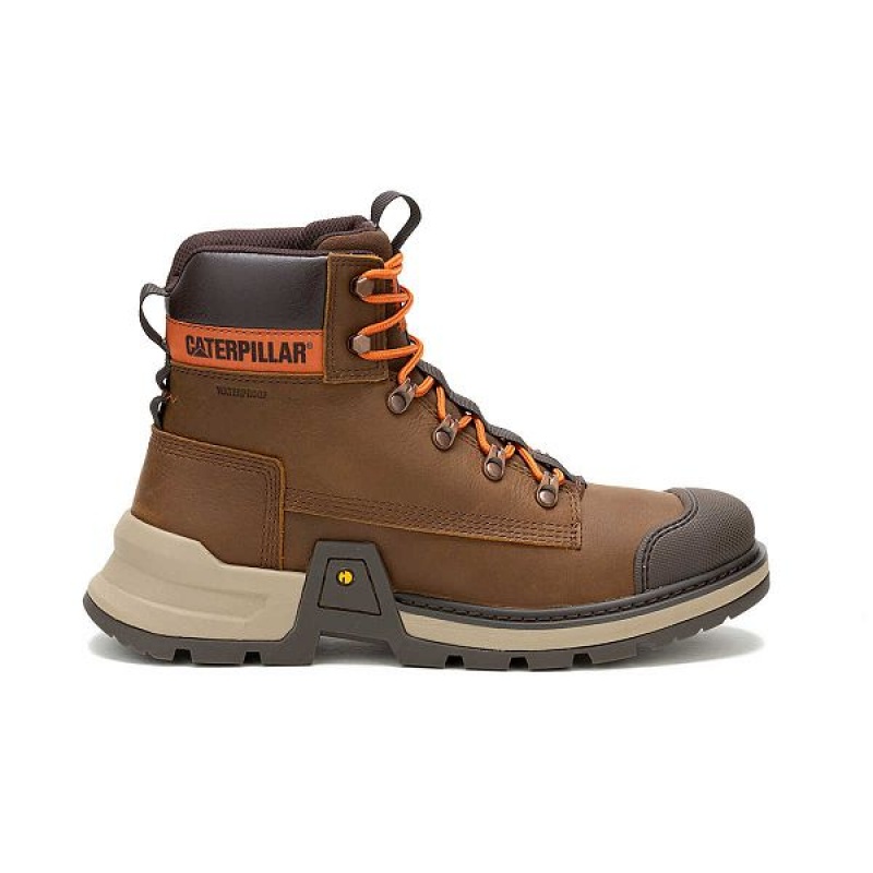 Caterpillar Colorado Expedition Waterproof Men\'s Boots Brown | 526048-FZL