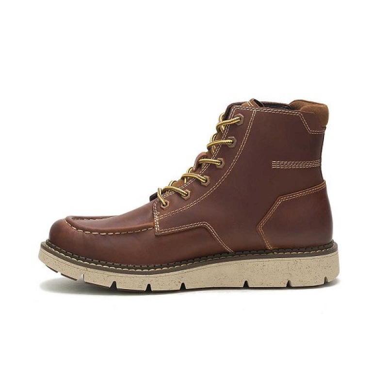 Caterpillar Covert Men's Boots Brown | 724680-CZH