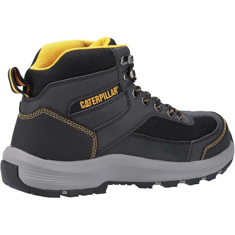 Caterpillar Elmore Mid Steel Toe S1P Men's Work Boots Grey | 524891-LZU