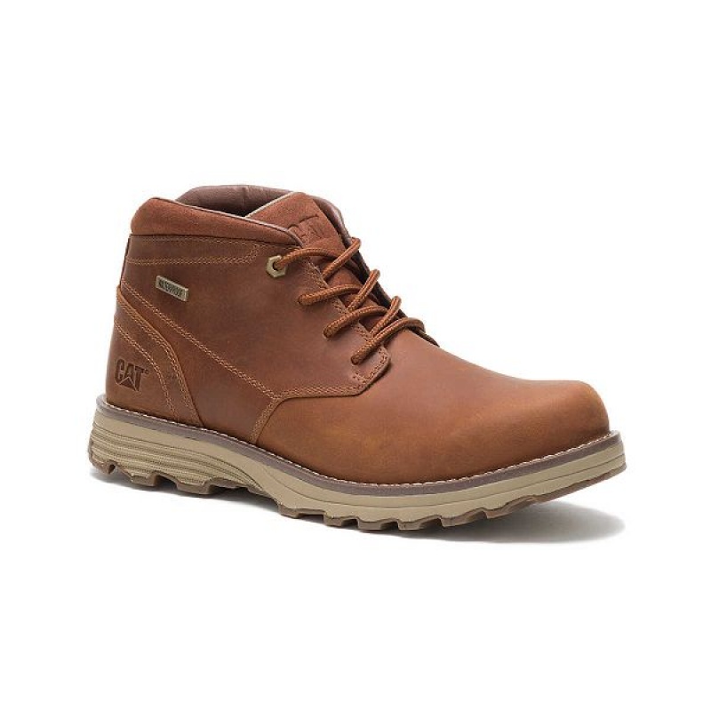 Caterpillar Elude Waterproof Men's Boots Brown | 548270-QFX