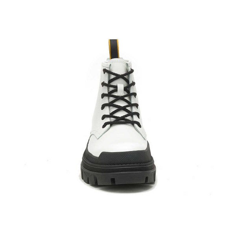 Caterpillar Hardwear Mid Men's Boots White | 214763-WHC