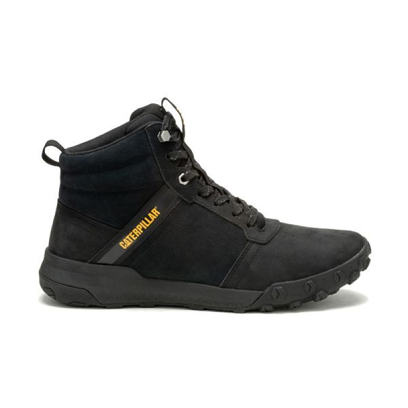 Caterpillar Hex Ready Mid Men's Boots Black / Black | 056824-FAZ