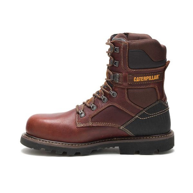 Caterpillar Indiana 2.0 Steel Toe Men's Work Boots Brown | 289174-NUD