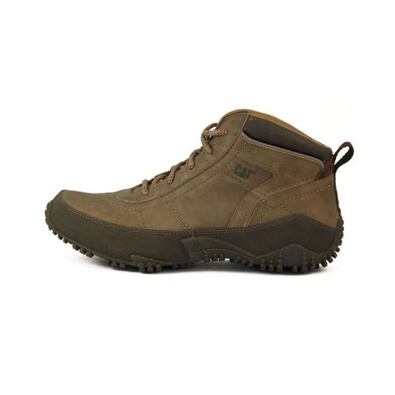 Caterpillar Litz Mid Cat Men's Boots Khaki | 793856-DST