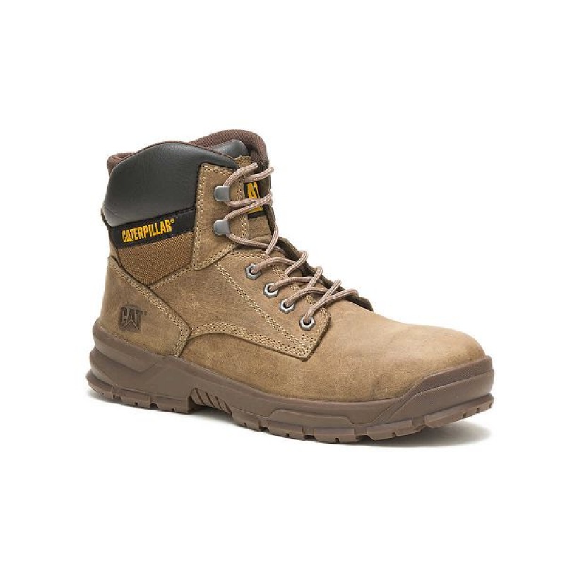 Caterpillar Mobilize Alloy Toe Men's Work Boots Brown | 430798-WRO