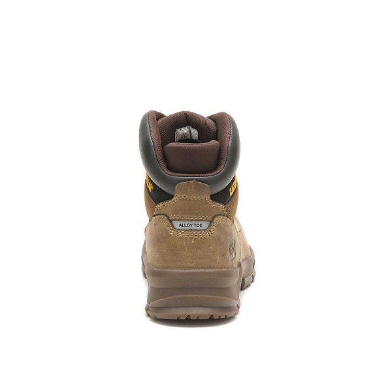 Caterpillar Mobilize Alloy Toe Men's Work Boots Brown | 430798-WRO