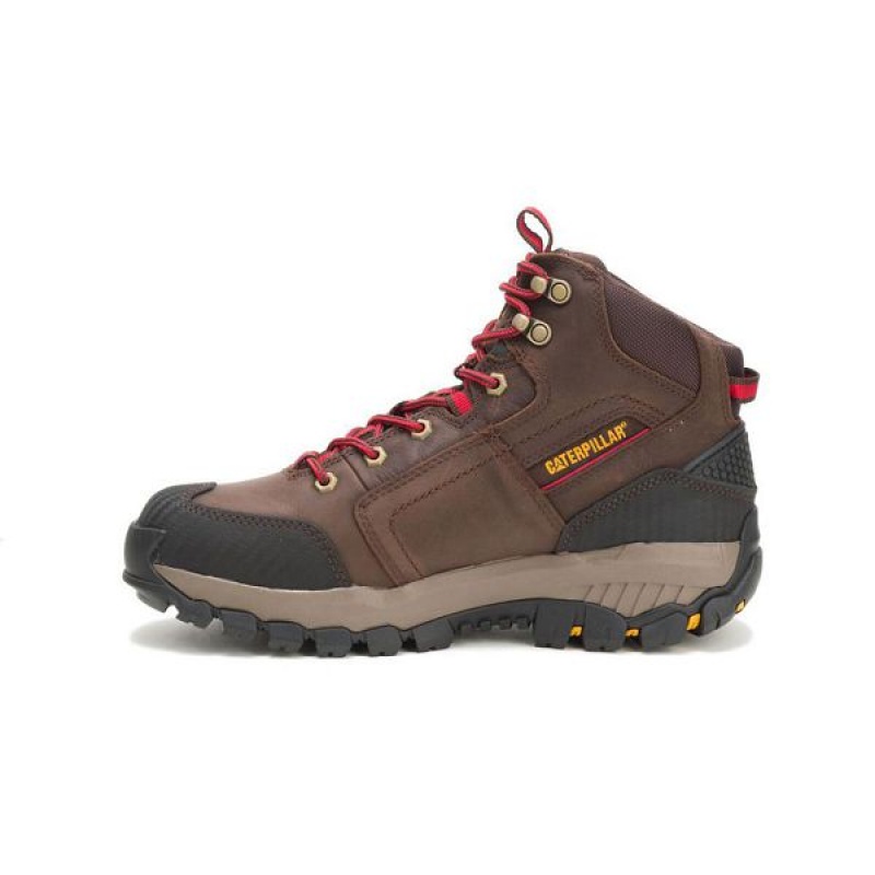 Caterpillar Navigator Waterproof Men's Work Boots Brown | 618945-RZM