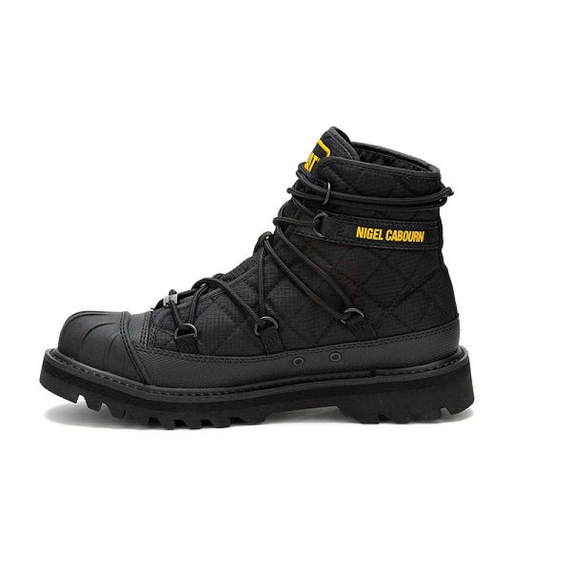 Caterpillar Omaha Alt Lace Men's Boots Black | 127963-SBZ