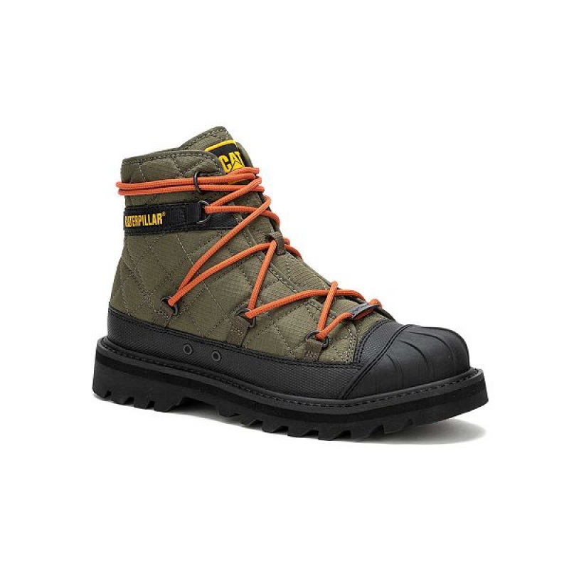 Caterpillar Omaha Alt Lace Men's Boots Olive | 506948-LXY