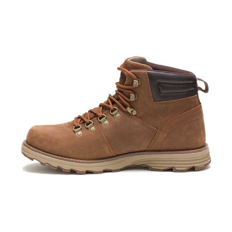 Caterpillar Sire Waterproof Men's Boots Brown | 986723-RLW