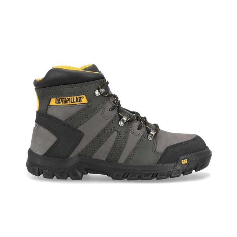 Caterpillar Threshold HKR ST M4M Industrial Men\'s Work Boots Black | 203648-RKY